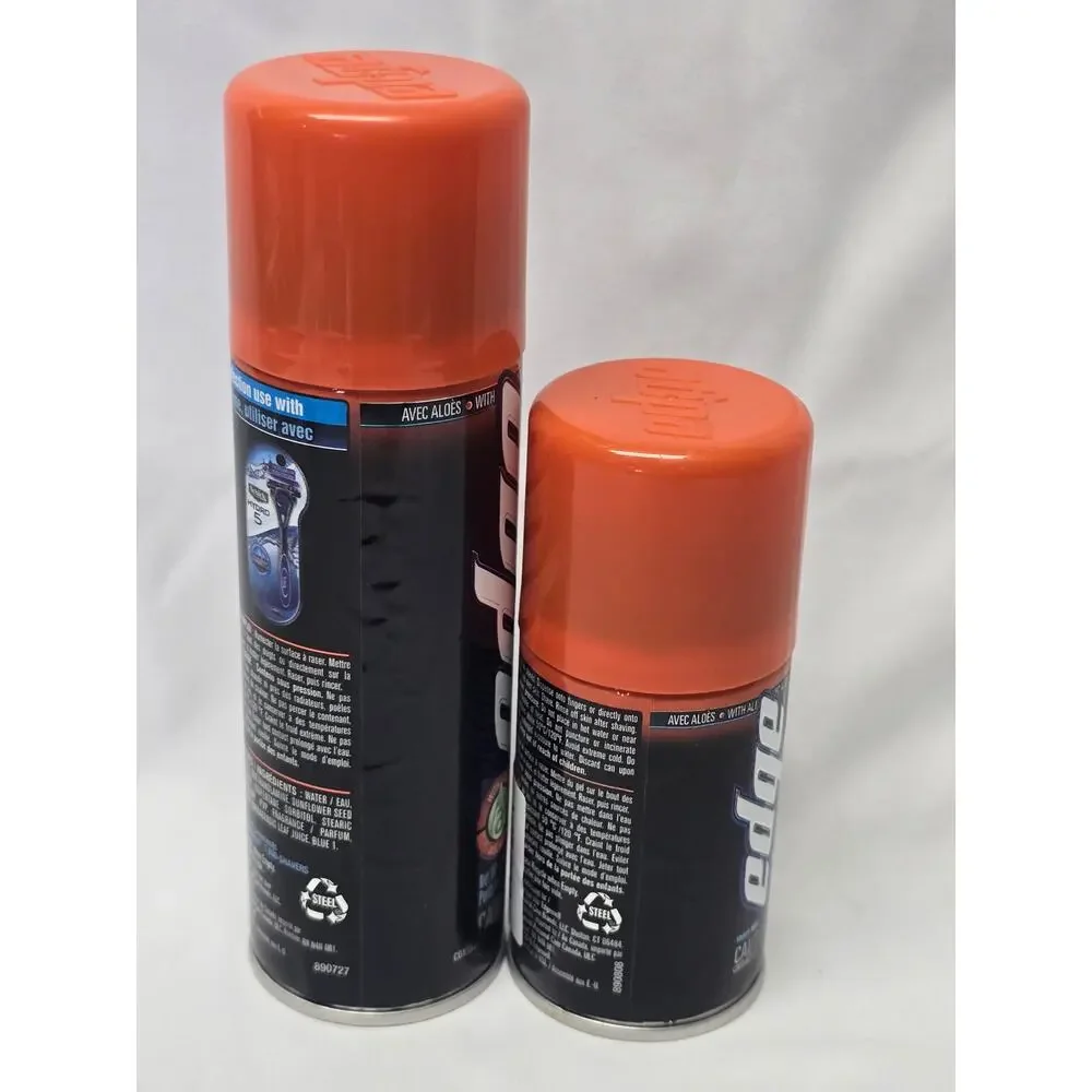 Schick Edge Shave Gel for Sensitive Skin with Aloe 7 oz & 2.75 oz Men's Shaving